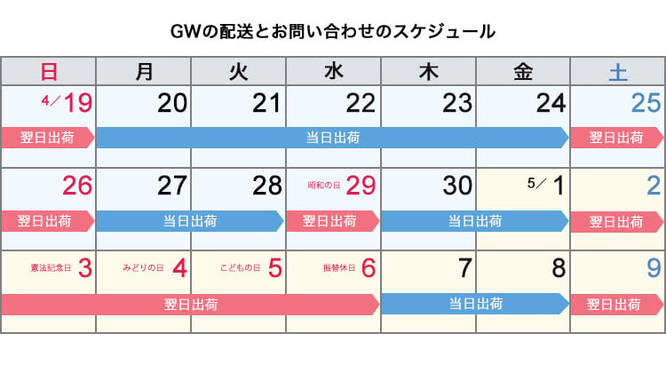 2026年4月カレンダー